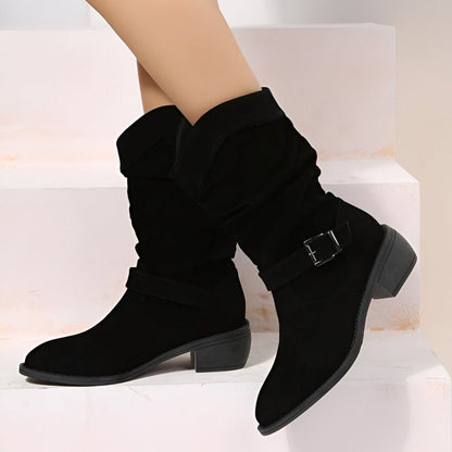 Comfortable Suede Boots Casual Chic