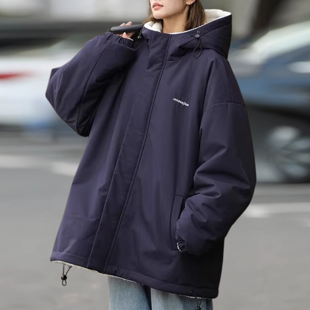 Women's Warm Reversible Winter Jacket