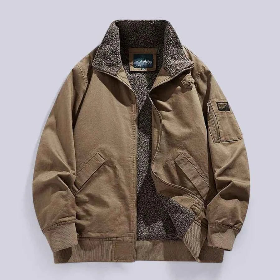 Warm winter jacket insulation