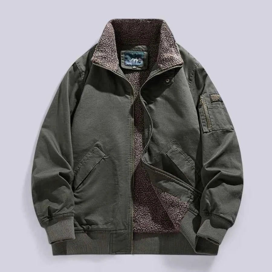 Warm winter jacket insulation