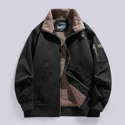 Warm winter jacket insulation