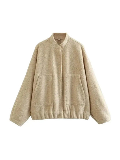 Oversized Teddy Jacket Modern Minimalist