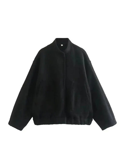 Oversized Teddy Jacket Modern Minimalist