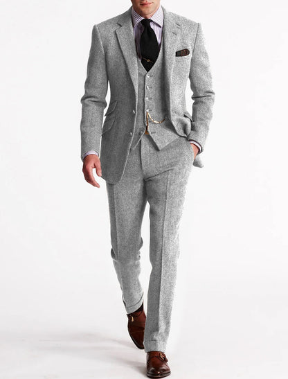 Men's Suit Elegant Look | 3-Piece Ensemble