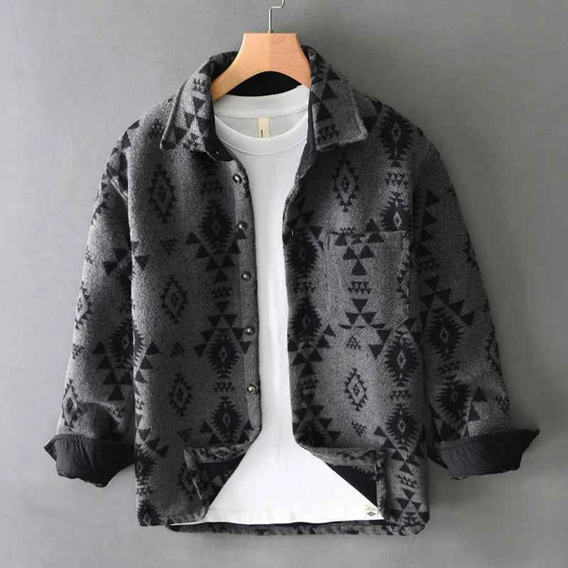 Stylish Jacquard Jacket Modern Design