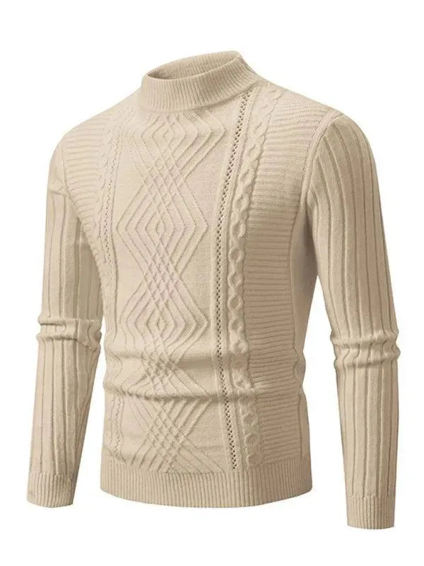Men's Cashmere Sweater Soft Knit