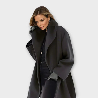 Luxury Wool Jacket Windproof Women