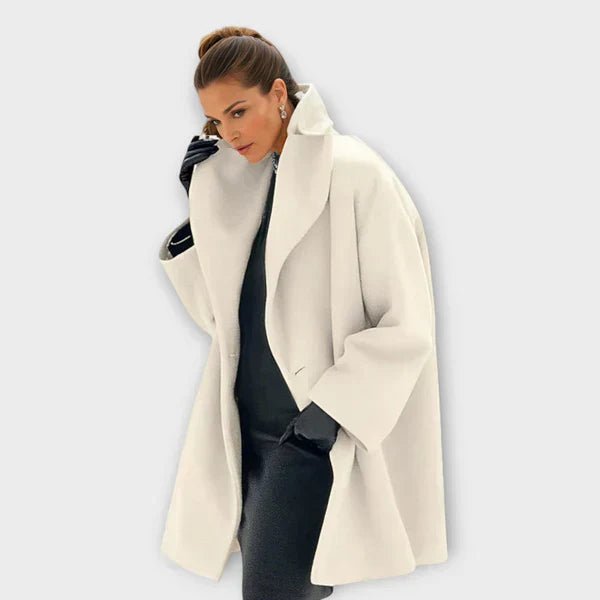 Luxury Wool Jacket Windproof Women