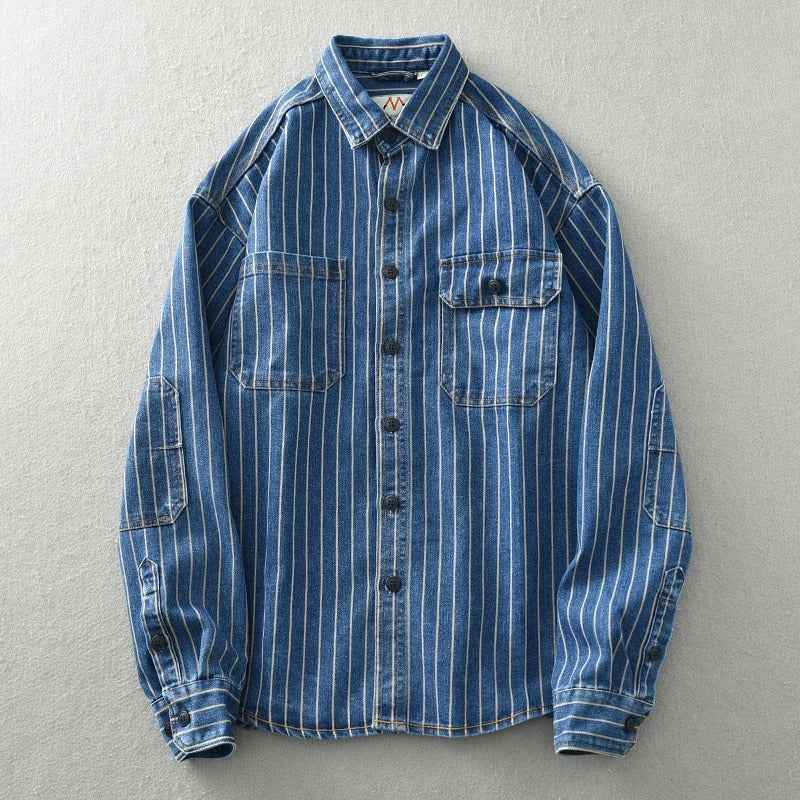 Men's Jeans Shirt Modern Style