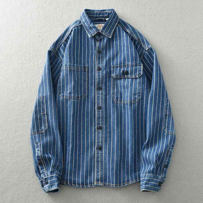 Men's Jeans Shirt Modern Style