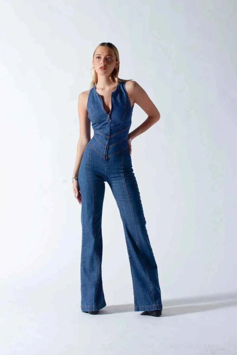 Jeans-Overall Sommer Trendig - IdealeKleiden