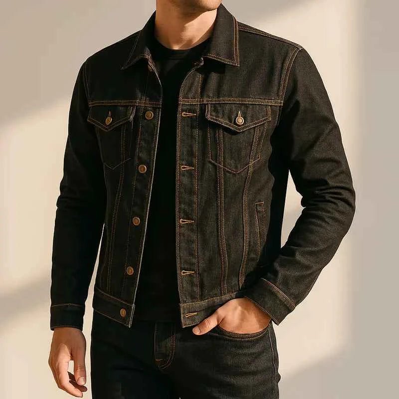 Men's Modern Slim Fit Denim Jacket