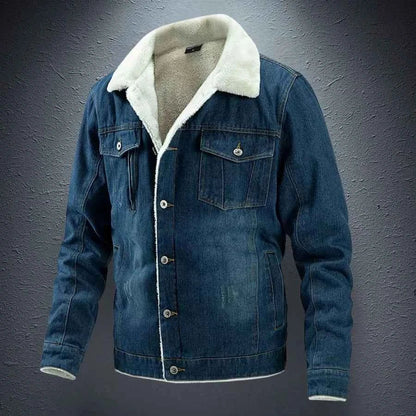 Insulated Jean Jacket Warm Fleece