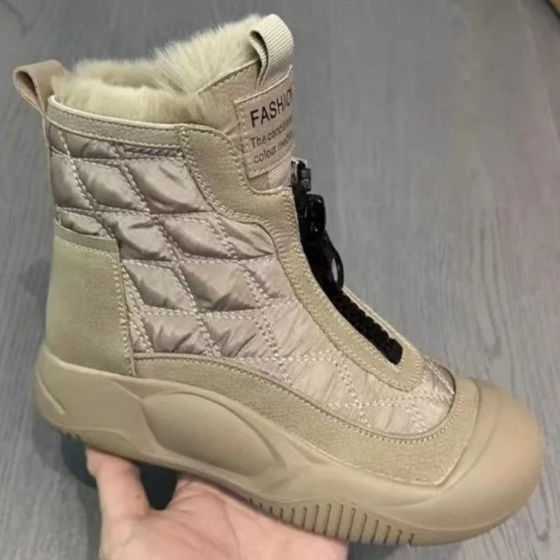 Waterproof Winter Boots Retro Design
