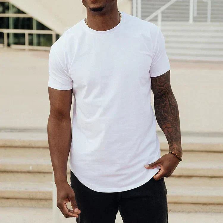 Fashionable Slim-Fit Men's Shirt Black