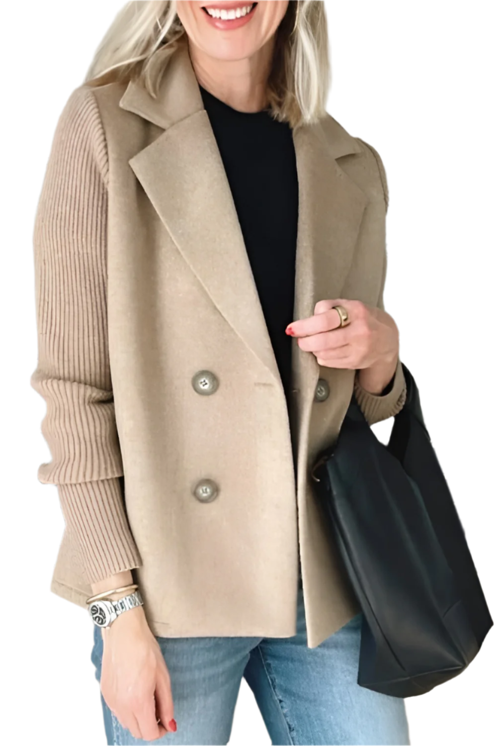 Women's Blazer Vegan Wool Elegant