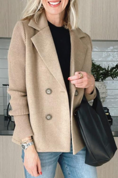 Elegant Women's Knitted Blazer