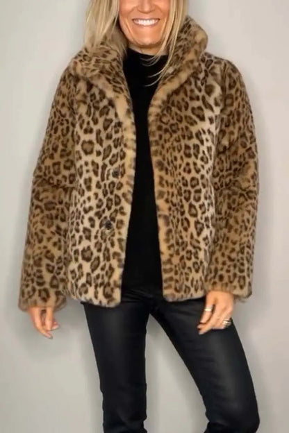 Warm Faux Fur Jacket Winter