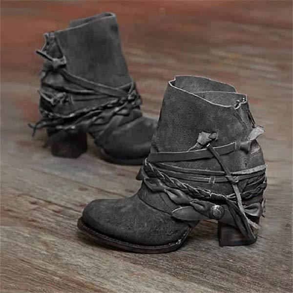 Vintage Boots Elegant Black