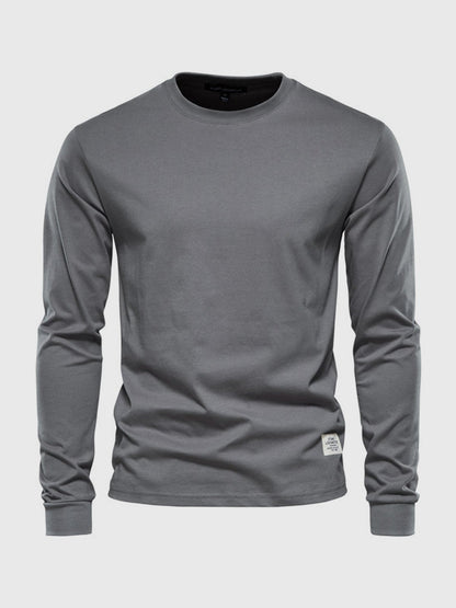 Comfortable Men's Long-Sleeve Cotton Shirt