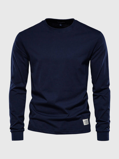 Comfortable Men's Long-Sleeve Cotton Shirt