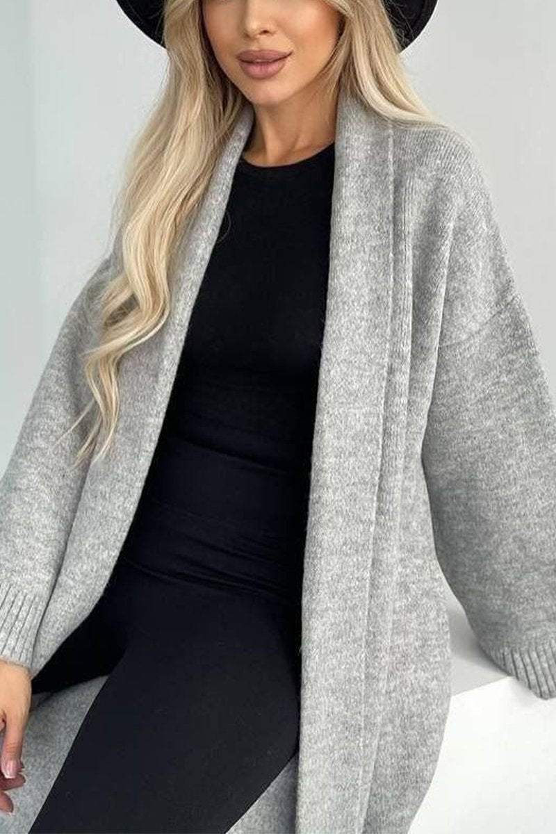 Long Knit Cardigan Soft Warm Timeless