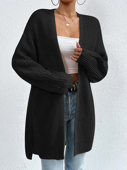 Cozy Cardigans | Loose Mid-Length V-Neck Cardigan Comfortable