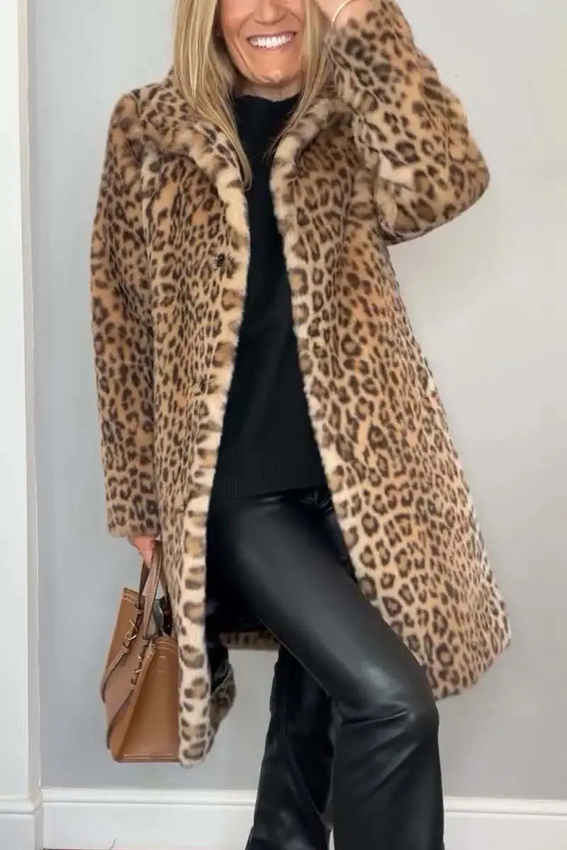 Warm Faux Fur Jacket Winter