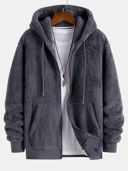 Men's Warm Winter Plush Coat