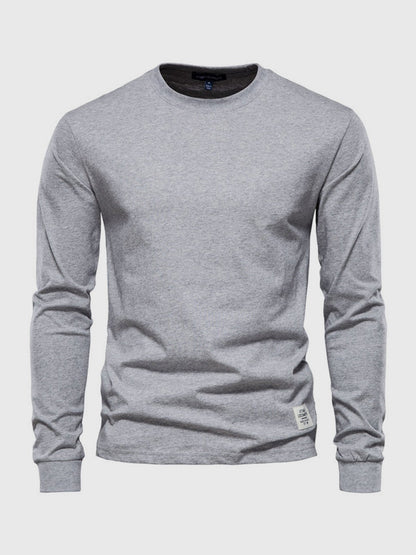 Comfortable Men's Long-Sleeve Cotton Shirt