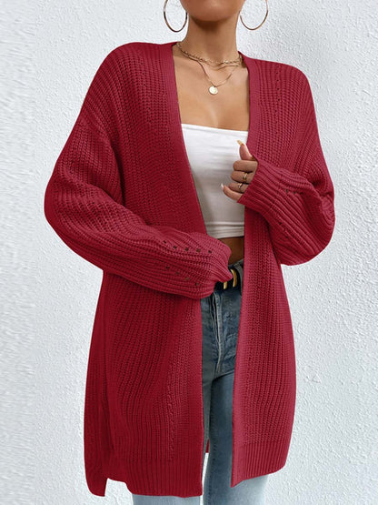 Cozy Cardigans | Loose Mid-Length V-Neck Cardigan Comfortable