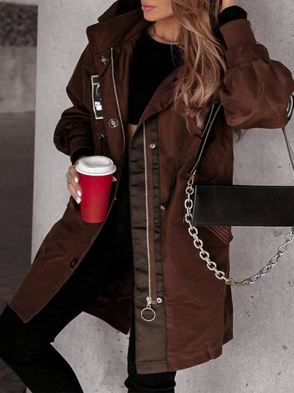 Stylish Jacket with Hood Modern Design