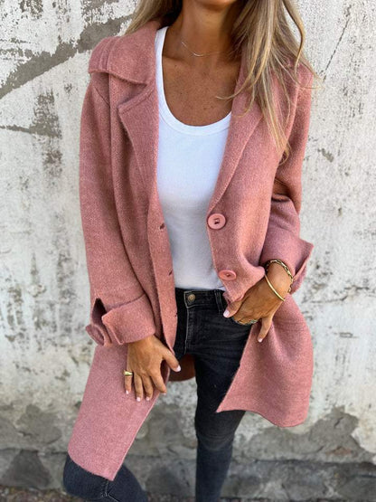 Women's Classic Elegant Warm Wool Coat