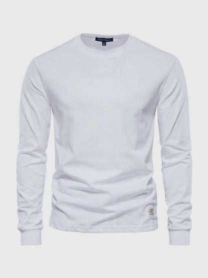 Comfortable Men's Long-Sleeve Cotton Shirt