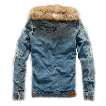 Herren Denimjacke Trucker Style - IdealeKleiden