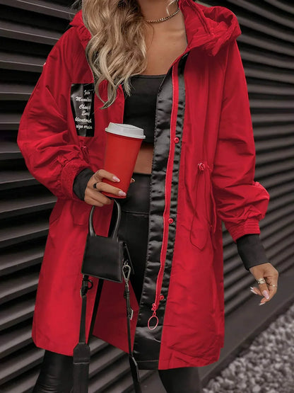 Stylish Jacket with Hood Modern Design