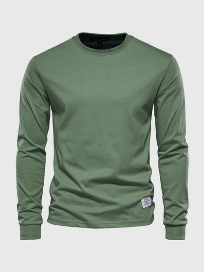Comfortable Men's Long-Sleeve Cotton Shirt