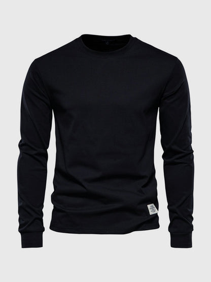 Comfortable Men's Long-Sleeve Cotton Shirt
