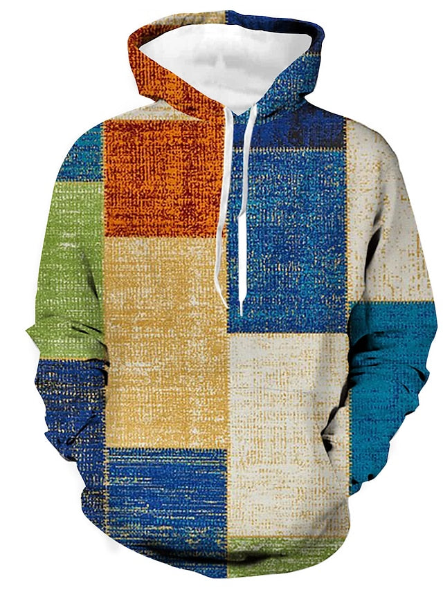 Stylish Men's Winter Hoodie Modern Design