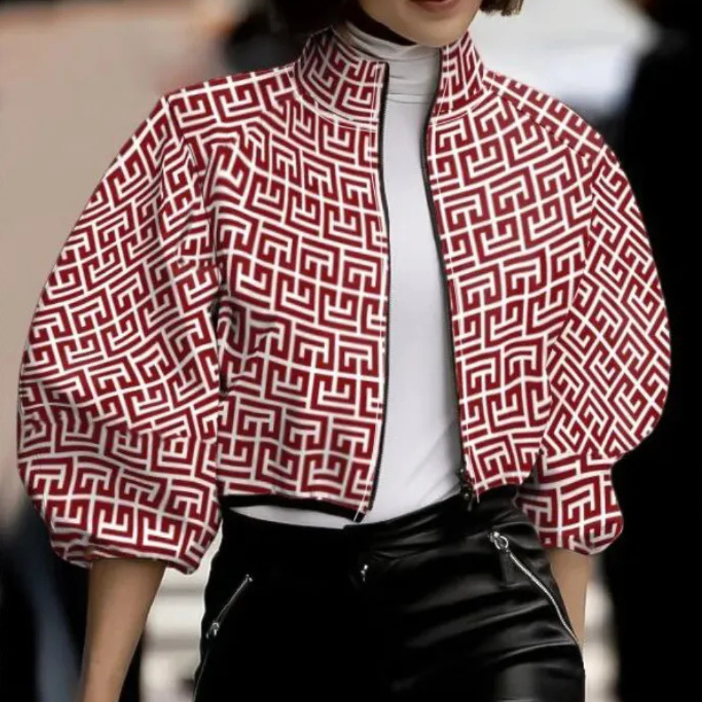 Stylish Women's Autumn Short Jacket