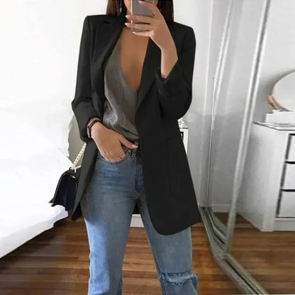 Fashionable Streetwear Blazer Elegant Slim