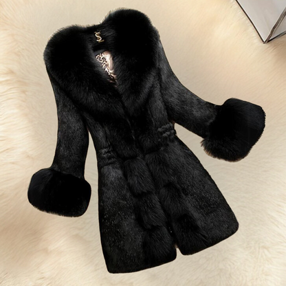 Women's Winter Coat Faux Fur Elegant