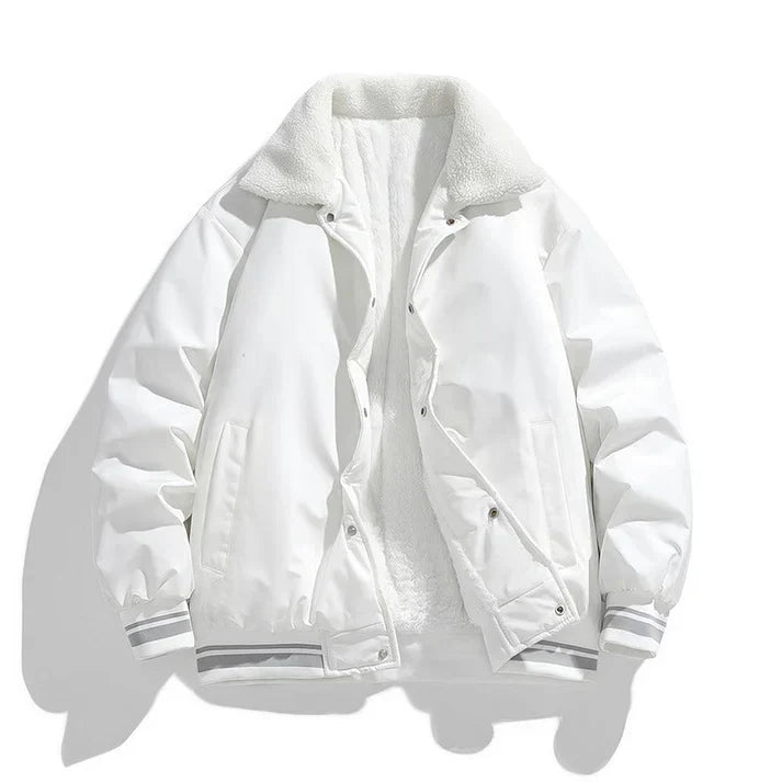 Men's Winter Jacket Sherpa Aviator Warm Insulated