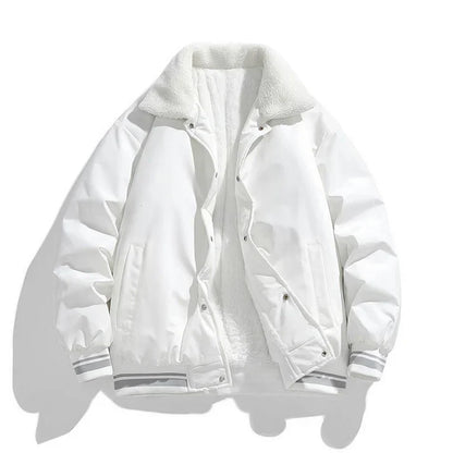 Men's Winter Jacket Sherpa Aviator Warm Insulated