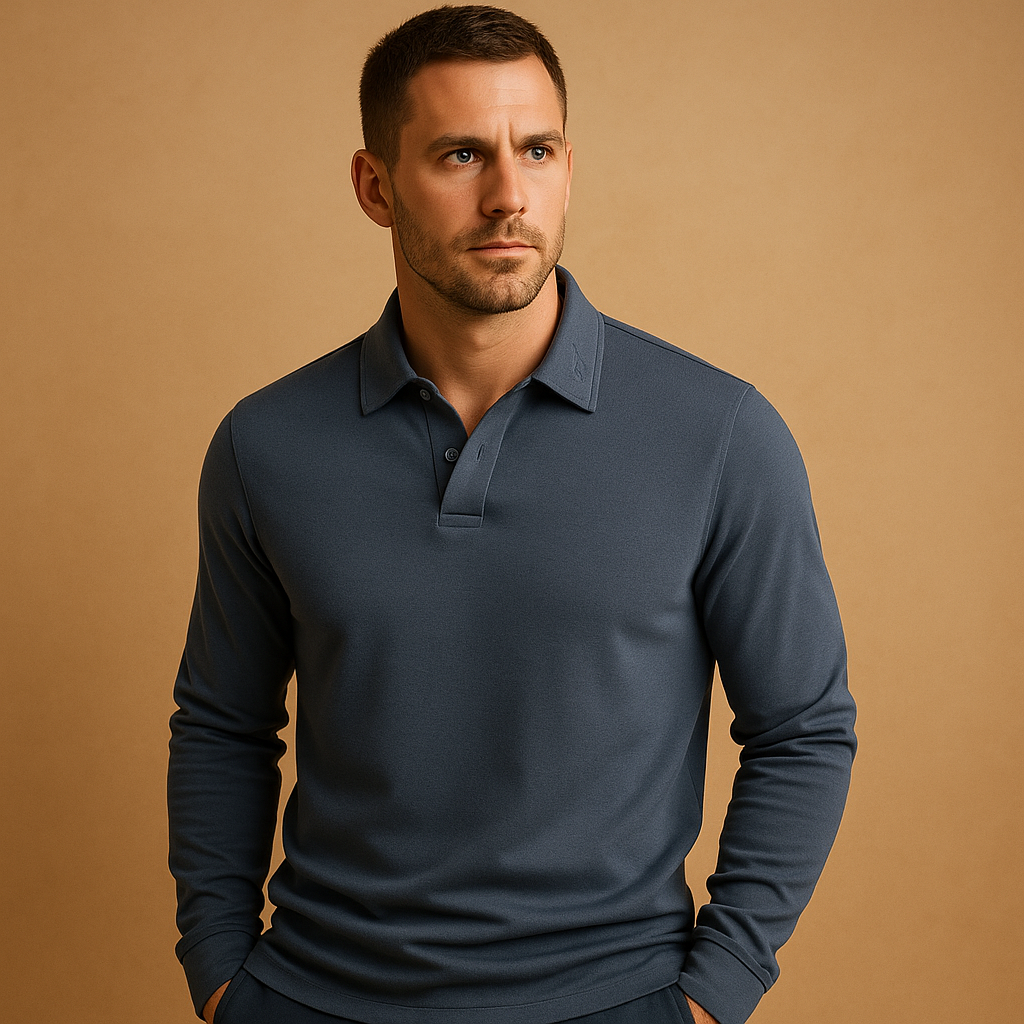 Herren Poloshirt Kurzarm Elegant Freizeitlook - IdealeKleiden