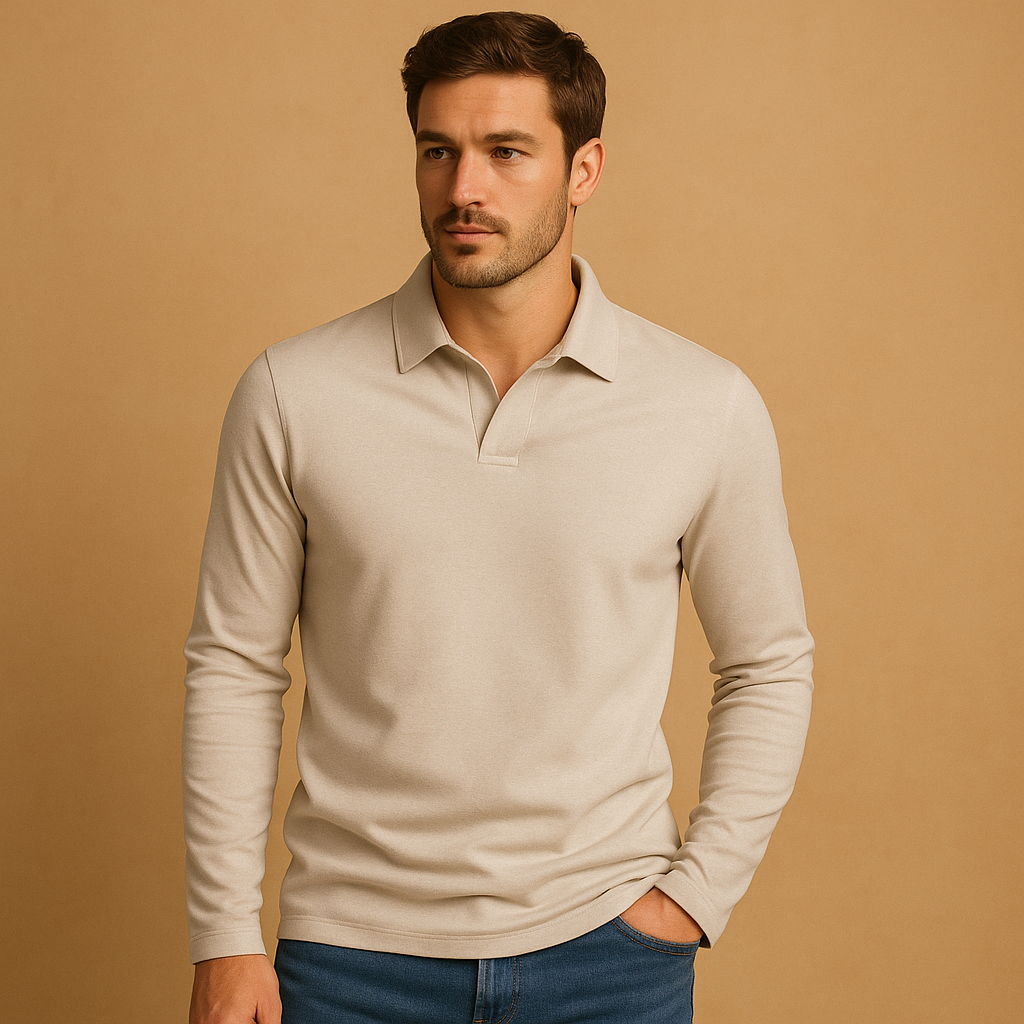Men's Polo Shirt Short Sleeve Elegant Casual Look