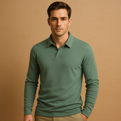 Men's Polo Shirt Short Sleeve Elegant Casual Look