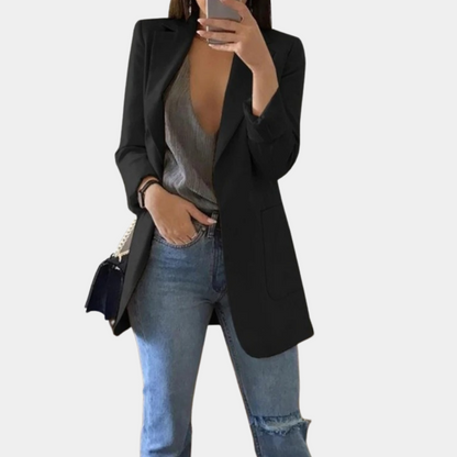 Elegante Damenblazer Herbstmode Damenjacke - IdealeKleiden