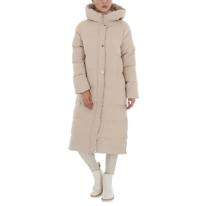 Langer Weicher Wintermantel Italienischer Stil - IdealeKleiden