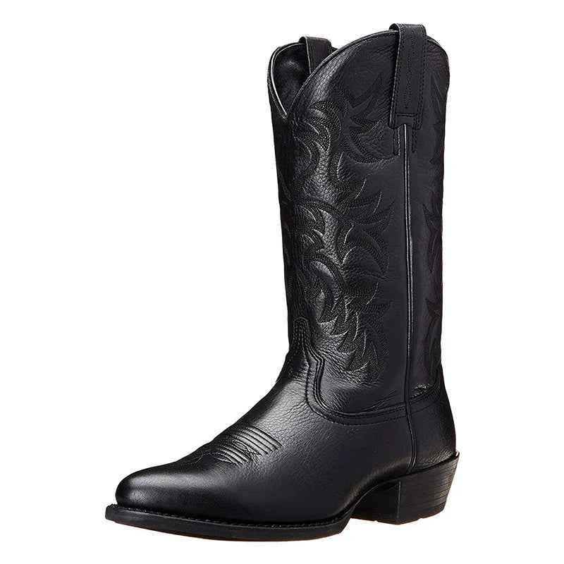Women's Elegant Leather Western Boots